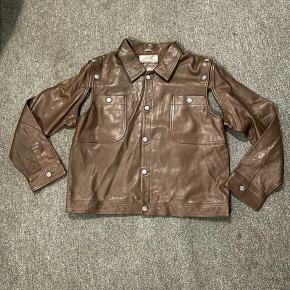 TelfarxWilson’s Leather Size XL Sold-out Limited Stock Chocolate Leather Jacket - Picture 8 of 16
